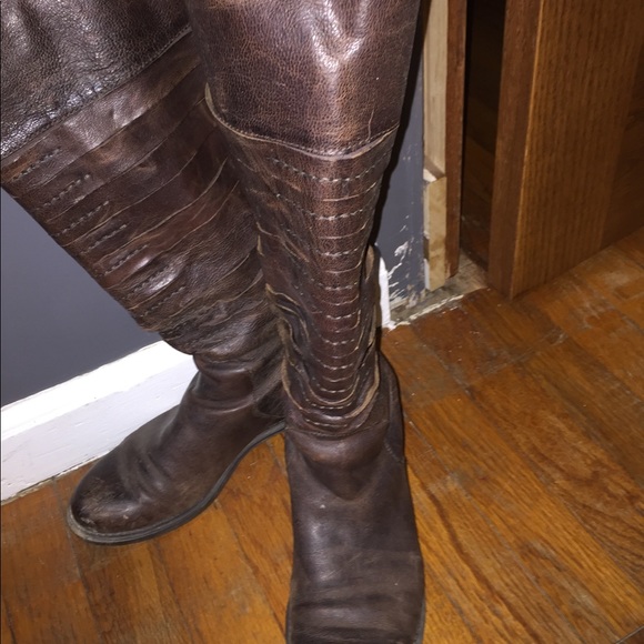 Tall, real leather boots - Picture 2 of 6